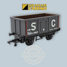 Load image into Gallery viewer, Grahan Farish - 1221 - 16 Ton - Steel Mineral Wagon - Doncaster LNER - SC - Grey - No. 07217 - OO Gauge