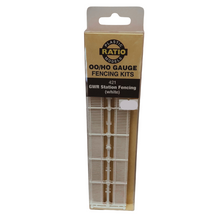 Load image into Gallery viewer, RATIO - 421 - GWR Station Fencing (White) - FENCING KITS - PECO