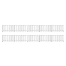 Load image into Gallery viewer, RATIO - 421 - GWR Station Fencing (White) - FENCING KITS - PECO