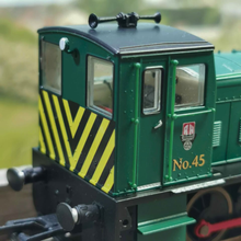Load image into Gallery viewer, Heljan - Ruston & Hornsby - 165DE - 0-6-0 Diesel Shunter - No.45 - NCB Green - DCC Ready - OO Gauge