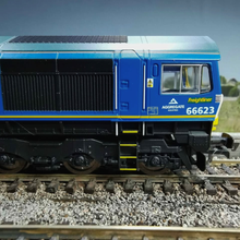 Load image into Gallery viewer, Hornby Freightliner Class 66 Locomotive - Bill Bolsover - Bardon Aggregates Livery - No. 66623 - 00 Gauge - DCC Ready