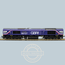 Load image into Gallery viewer, Hattons Originals - H4-66-024 - Class 66 - Locomotive - First Group Livery - Blue With GBRf Branding - Andrew Scott CBE - No. 66727 - OO Gauge - DCC Ready