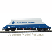 Load image into Gallery viewer, Bachmann Branchline - 37-327 - (A,B,C) - 90 Tonne - JGA Bogie Hopper Wagon - Buxton Lime Industries Livery - Choice Of Wagon Running Numbers - OO Gauge