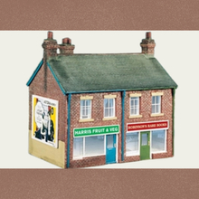 Load image into Gallery viewer, Peco - Wills Kits - Craftsman Series Kit - Semi Detached Shops - CK18 - OO/HO Gauge