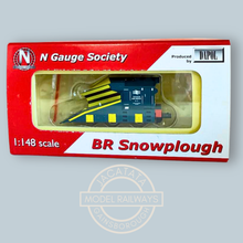 Load image into Gallery viewer, DAPOL - N Gauge Society - NGSR0423 - ZZA Snowplough - BR Blue - ADB965241 - N Gauge