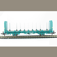 Load image into Gallery viewer, Hornby - R6469 - OTA Timber Carrier Wagon in Pre Privatisation Era Blue Livery - 112317 - OO Gauge