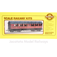 Load image into Gallery viewer, Ratio - 5720 - LMS Ex MR - Express Clerestory - All 3rd & Luggage Coach - Plastic Model Kit - 4mm Scale - 00/HO Gauge Wheels