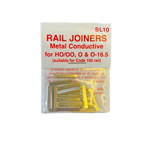 Load image into Gallery viewer, PECO SL-10 Rail Joiners - Metal Conductive - (Code 100) - HO/OO, O & 0-16.5