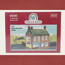 Load image into Gallery viewer, Peco - Wills Kits - Craftsman Series Kit - Semi Detached Shops - CK18 - OO/HO Gauge