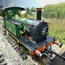 Load image into Gallery viewer, Hatton's - SECR P Class 0-6-0T Locomotive - No. 178 - In SE&amp;CR Full Lined Green (With Brass) - DCC Ready - 00 Gauge
