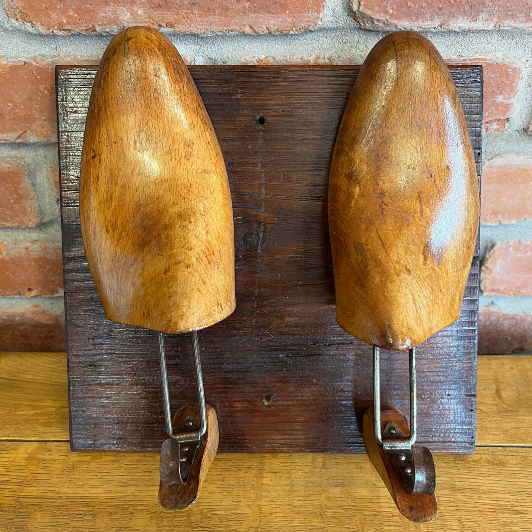 Wooden Vintage Shoe Last / Stretcher  Coat Hangers