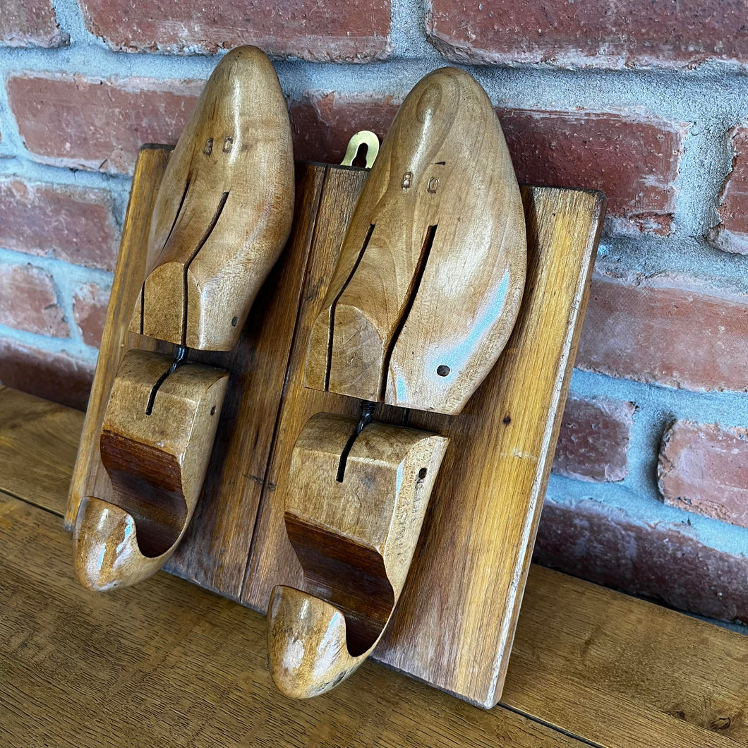 Wooden Vintage Shoe Last/Stretcher Coat Hangers