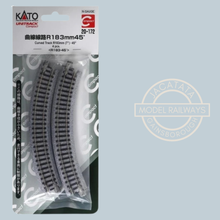 Load image into Gallery viewer, KATO - Compact - 20-172 - Curved Track (183mm Radius x 4) - R183 - 45 Degree - N Gauge
