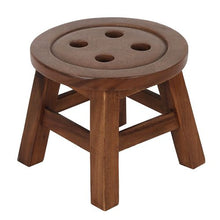 Load image into Gallery viewer, 26cm Children&#39;s Wooden Button Stool
