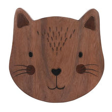 Load image into Gallery viewer, 26cm Children&#39;s Wooden Cat Stool
