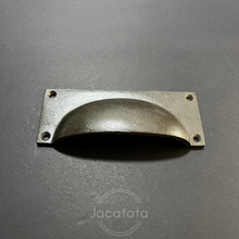 Load image into Gallery viewer, Solid Iron Cup Handle - Raw Antique Finish 128mm x 51mm - 2974 - ADF1001
