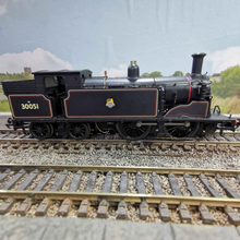 Load image into Gallery viewer, Hornby Class M7 0-4-4 Locomotive - in BR Black - No. 30051 - OO Gauge - DCC Ready

