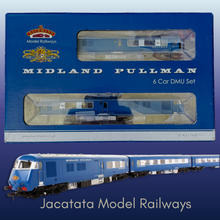 Load image into Gallery viewer, Bachmann - 31-255DC - Midland Pullman - Six Car Unit Set - Nanking Blue - OO Gauge - DCC On Board
