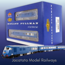 Load image into Gallery viewer, Bachmann - 31-255DC - Midland Pullman - Six Car Unit Set - Nanking Blue - OO Gauge - DCC On Board
