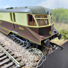 Load image into Gallery viewer, Hornby - R30384 - Railroad Plus - Enhanced Livery - GWR - Bo-Bo - No.34 - Express Parcels Railcar - Diesel Locomotive - OO Gauge - DCC Ready
