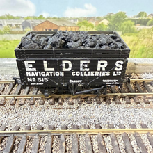 Load image into Gallery viewer, Bachmann Branchline - 37-182 - 7 Plank Wagon With Coal Rail - Elders Navigation Collieries Livery - No.515 - OO Gauge
