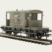 Load image into Gallery viewer, Bachmann Branchline - 37-530 - 20T Brake Van - Weathered - BR Grey - B952373 - OO Gauge

