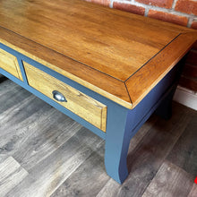 Load image into Gallery viewer, 4 Drawer Coffee Table Painted in Frenchic Colour Smudge
