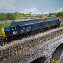 Load image into Gallery viewer, Bachmann - Class 40 Diesel Locomotive - Weathered BR Blue - Indicator Discs - No. 40081 - OO Gauge - Analogue
