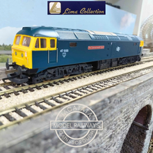 Load image into Gallery viewer, Lima - L204734 - Class 47 - The Commonwealth Spirit - Diesel Locomotive - BR Blue Livery - No. 47555 - OO Gauge - Analogue

