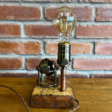 Load image into Gallery viewer, Nautical Zodiac Sphere Lamp - Handmade Vintage Steampunk / Industrial
