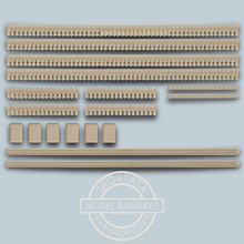 Load image into Gallery viewer, Ratio - 516 - Staion Valencing - Notice Boards - Plastic Kit - OO/HO Gauge
