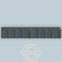 Load image into Gallery viewer, Ratio - 537 - Retaining Walls - Plastic Kit - 350mm Length - Grey - OO/HO Gauge

