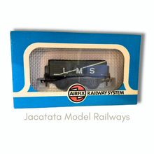 Load image into Gallery viewer, Airfix - GMR (Great Model Railways) - 54379-0 - 7 Plank - Open Wagon - No. 602604 - LMS Grey - OO Gauge
