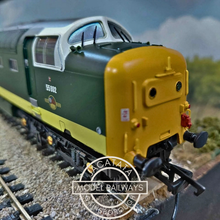Load image into Gallery viewer, Bachmann - Branchline - 32-525A - Class 55 - The Kings Own Yorkshire Light Infantry - No. 55002 - British Rail Green Livery - OO Gauge - Analogue
