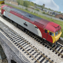 Load image into Gallery viewer, Bachmann - Class 57 - Diesel Locomotive - Virgin Trains Livery - Scott Tracy - 57301 - Weathered - OO Gauge - DCC Ready
