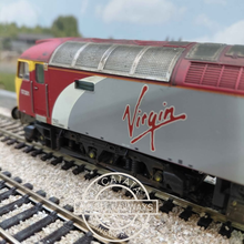 Load image into Gallery viewer, Bachmann - Class 57 - Diesel Locomotive - Virgin Trains Livery - Scott Tracy - 57301 - Weathered - OO Gauge - DCC Ready
