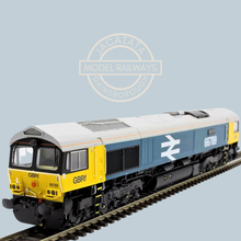 Load image into Gallery viewer, Hattons Originals - H4-66-031 - Class 66 - Locomotive - BR Large Logo - Blue With GBRf Branding - British Rail 1948-1997 - No. 66789 - OO Gauge - DCC Ready
