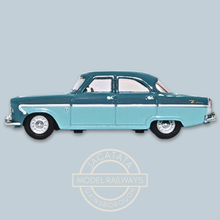 Load image into Gallery viewer, Oxford Diecast - 76FZ001 - Ford Zodiac MkII - Shark Blue and Pompadour Blue - 1:76 Scale Model
