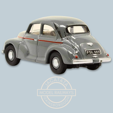 Load image into Gallery viewer, Oxford Diecast - 76MMS006 - Morris Minor Saloon - Clarendon Grey - 1:76 Scale Model
