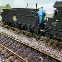 Load image into Gallery viewer, DCC with TTS Sound - GWR 3200 Earl Class BR Black Early Emblem Locomotive - No. 9017 - Weathered - Bachmann - OO Gauge
