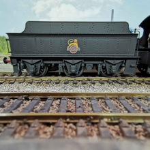 Load image into Gallery viewer, DCC with TTS Sound - GWR 3200 Earl Class BR Black Early Emblem Locomotive - No. 9017 - Weathered - Bachmann - OO Gauge
