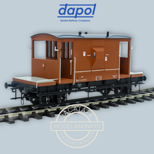 Load image into Gallery viewer, Dapol - 7F-200-003 - 20 Ton - Brake Van - British Rail - Bauxite - No. B953095 - O Gauge

