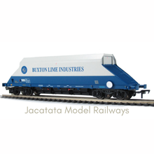 Load image into Gallery viewer, Bachmann Branchline - 37-327 - (A,B,C) - 90 Tonne - JGA Bogie Hopper Wagon - Buxton Lime Industries Livery - Choice Of Wagon Running Numbers - OO Gauge
