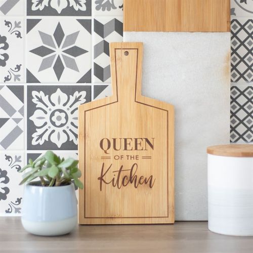 Durable & Eco Friendly Bamboo Serving Board - Queen Of The Kitchen