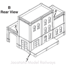Load image into Gallery viewer, Design Preservation Models - No.352 - Industry/Warehouse 4 In 1 - 175 Pieces - Modular Plastic Kit - HO Scale

