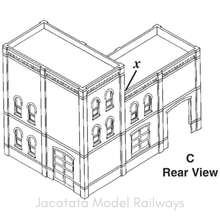 Load image into Gallery viewer, Design Preservation Models - No.352 - Industry/Warehouse 4 In 1 - 175 Pieces - Modular Plastic Kit - HO Scale
