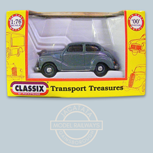 Load image into Gallery viewer, Pocketbond - Classix - EM76806 - Austin A-40 - Dorset - 2 Door Saloon - Tweed Grey - 1:76 Scale - OO Gauge
