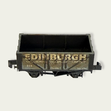 Load image into Gallery viewer, PECO - NR-P979 - 7 Plank Coal Wagon - Edinburgh Collieries - No.558 - Weathered - N Gauge

