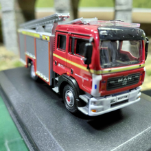 Load image into Gallery viewer, Oxford Diecast - MAN - Avon Fire &amp; Rescue Engine - 1:76 Scale

