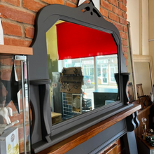 Load image into Gallery viewer, Pine Fire Surround and Mantle Wall Mirror
